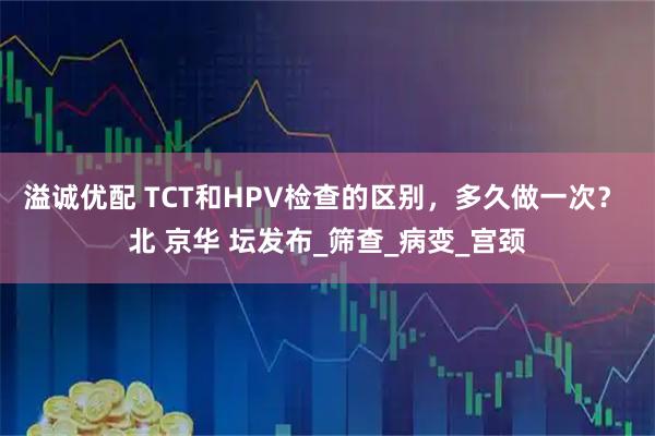 溢诚优配 TCT和HPV检查的区别，多久做一次？ 北 京华 坛发布_筛查_病变_宫颈